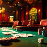 MMOO poker table scene with vibrant chips and cards in action.